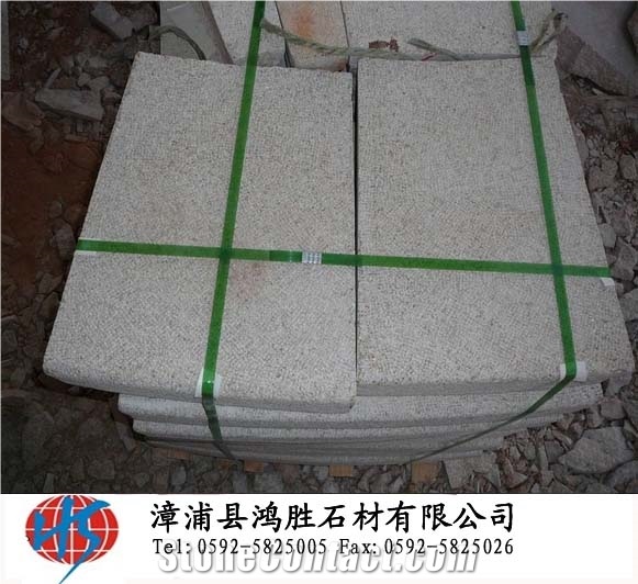 G682 Yellow Rustic Granite Slabs & Tiles, China Yellow Granite