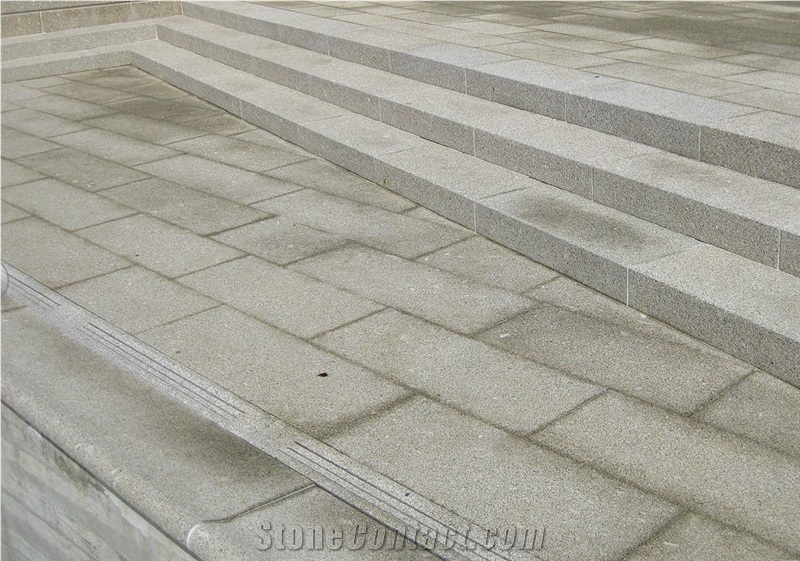 Amarelo Alpendurada Granite Flamed Pavement Details, Yellow Granite Cube Stone & Pavers