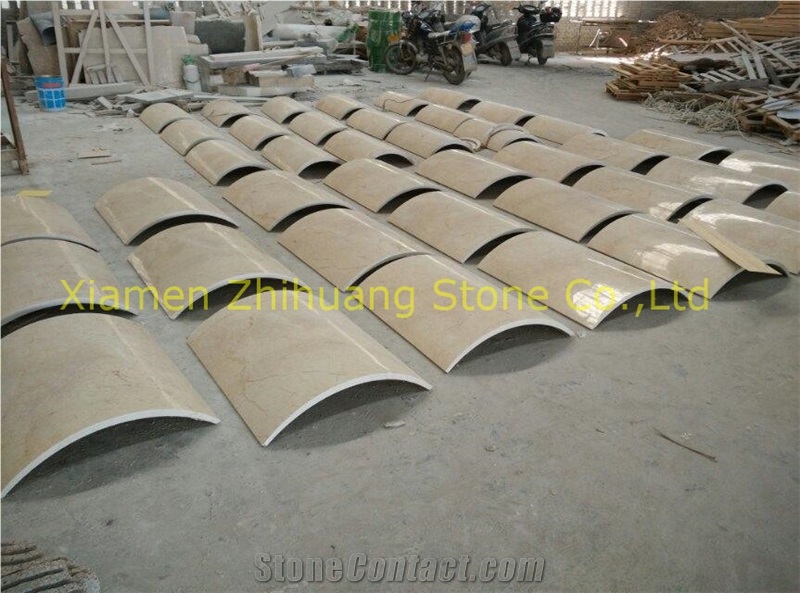 Beige Marble Column Polished