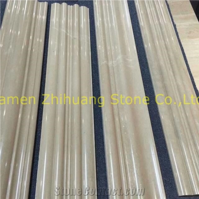 Beige Marble Mouldings, China Beige Marble Molding & Border