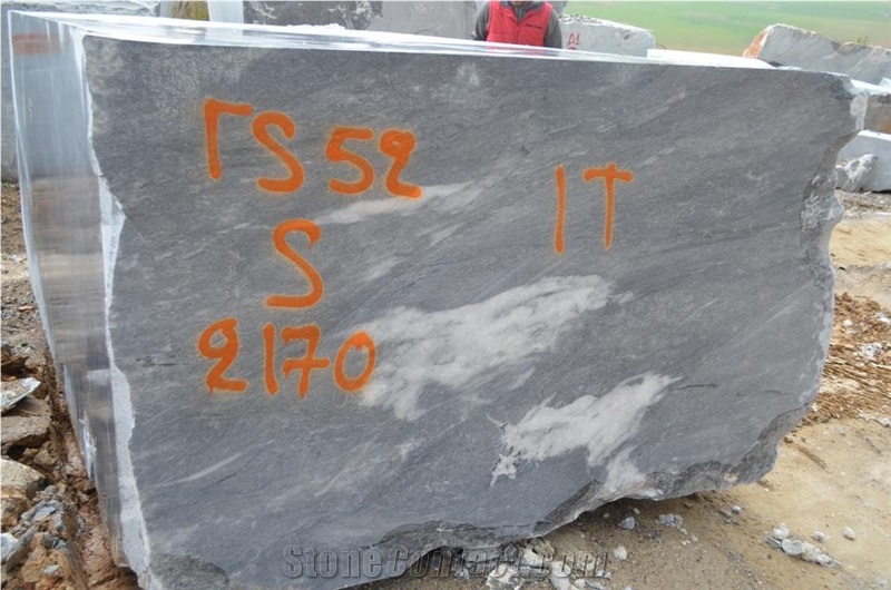 Aliveri Bluegrey Blocks - Grey Crystal Marble, Aliveri Grey, Aliveri Marble, Evoia Grey