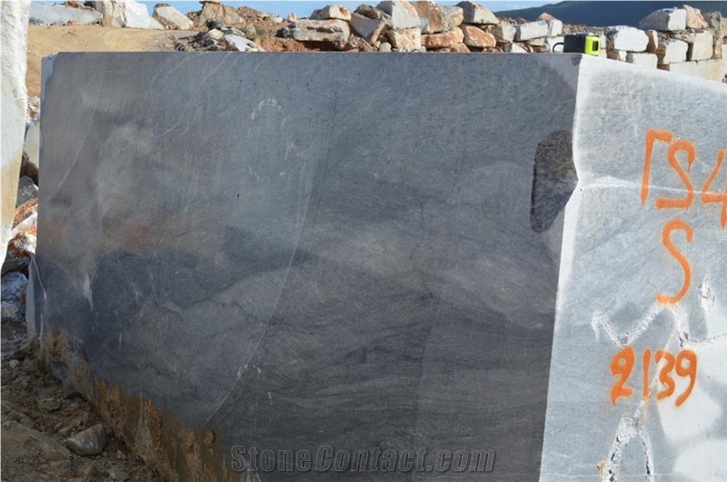 Aliveri Bluegrey Blocks - Grey Crystal Marble, Aliveri Grey, Aliveri Marble, Evoia Grey