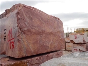 Evia Red Marble Blocks, Ritsona Evia Marble Blocks