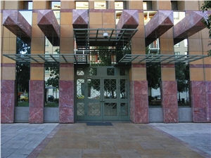 Mykalissos Royal Red Marble Facade