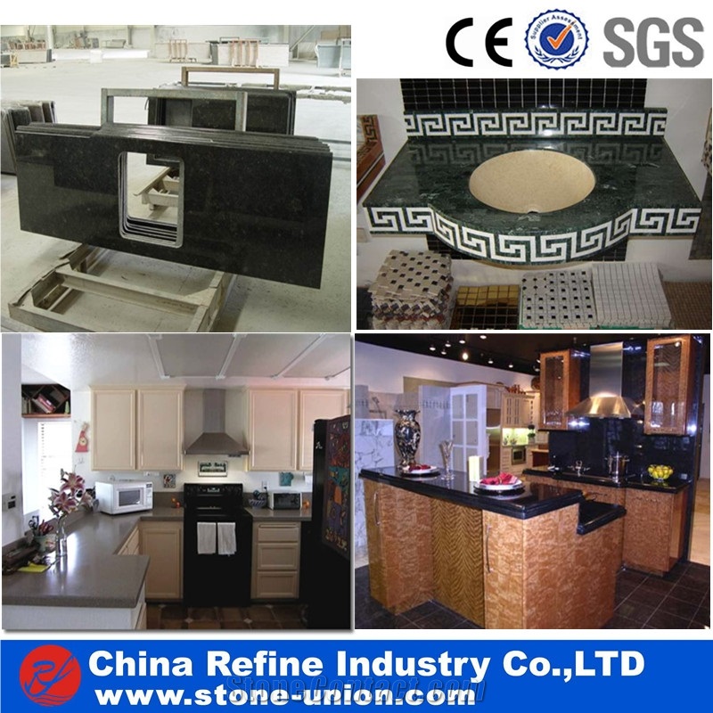 Beautiful Granite Countertop for Kitchen Decoration, Rectangular Kitchen Bar Top, Kitchen Counter Tops Customized Kitchen Island,Worktops,Desk Tops