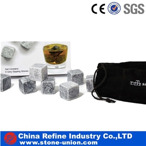 Beige Granite Kitchen Accessories Block Roller,Kitchen Accessories Block Stone Tumbled Finished , Wholesale Whiskey Granite Stone