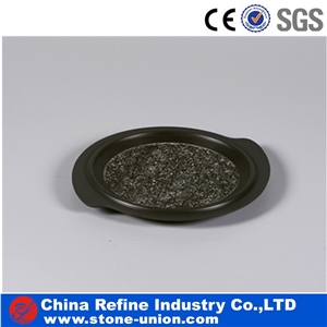 Black Basalt Steak Cooking Stone, Popular Kitchen Hood,Trays,Dishes,Plates,Kitchen Accessories, Dining Accessories