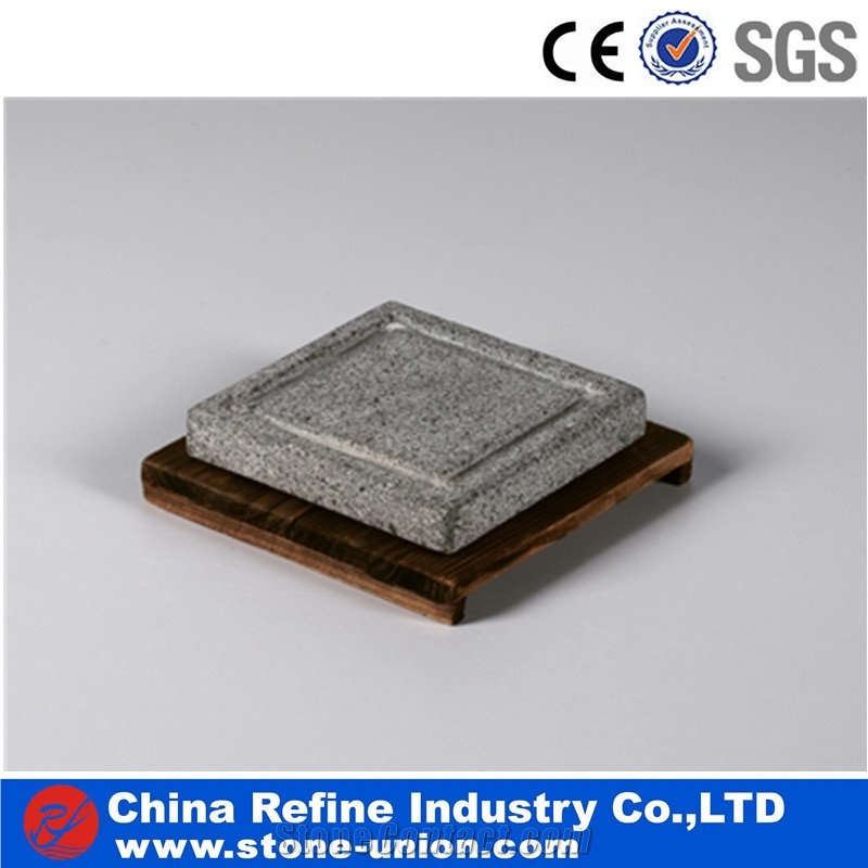 Black Basalt Steak Cooking Stone, Popular Kitchen Hood,Trays,Dishes,Plates,Kitchen Accessories, Dining Accessories