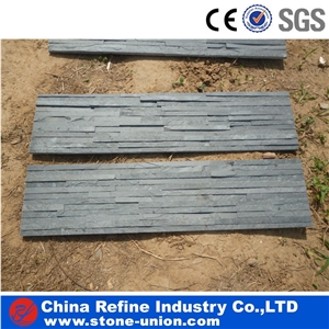 Black Strip Cultured Stone Natural,Cheapest Decoration