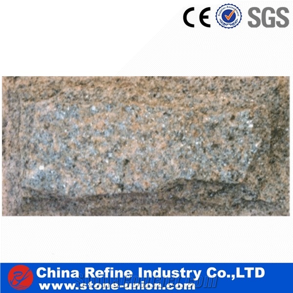 Building Material Exterior Wall Pink Quartzite Mushroom,Mushroom Wall Cladding, Split Face Mushroom Stone,Decorative Wall Panel Stone