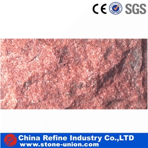 Building Material Exterior Wall Pink Quartzite Mushroom,Mushroom Wall Cladding, Split Face Mushroom Stone,Decorative Wall Panel Stone