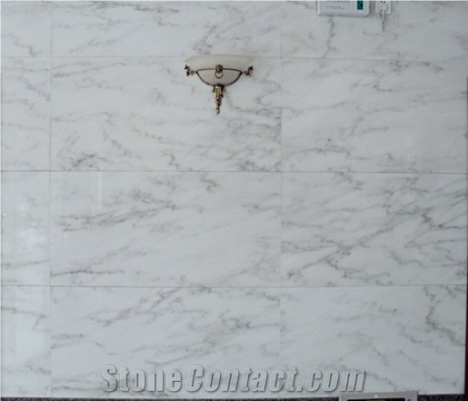 Chinese Gx Pink Grey Pattern White Marble Slab & Tile, Cheap China White Marble