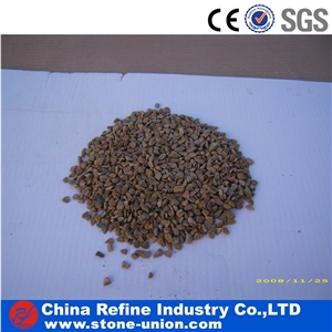Dark Yellow Gravel , Pebble Stone in Bulk,Hot Sale Polished Different Sizes Pebble Stone , Pebble Gravel ,Natural River Stone Pebble, Cobble Stone
