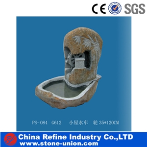 Four Dragon Head Square Shape Water Fountain Garden Fountains,Granite Sculptured Fountain ,Garden Decoration Fountain