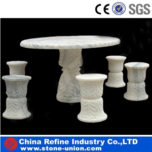 Garden Bench & Table, Park Benches, Outdoor Benches,Outdoor Garden Stone Round Tables and Benches,Stone Table Sets,Lowest Price Landsscaping Bench