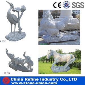 Granite Animal Statue, Grey Stone Garden Animal Statue,Animal Sculptures,Garden Sculptures,Handcarved Sculptures