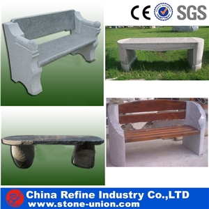 Granite Benches With Wheel , Landscaping Granite Stone