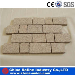 Granite Cobble Stone , Granite Exterior Pattern , Driveway Paving Stone , Walkway Paver,Exterior Pattern Flooring, Natural Building Stone Outdoor Use
