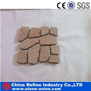 Granite Cobble Stone , Granite Exterior Pattern , Driveway Paving Stone , Walkway Paver,Exterior Pattern Flooring, Natural Building Stone Outdoor Use