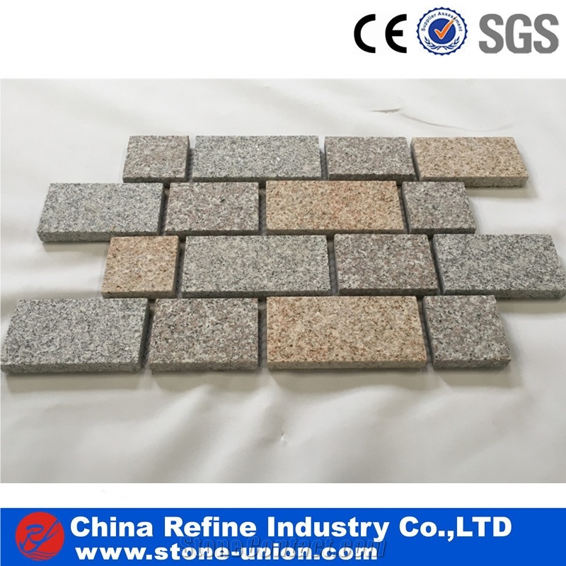 Granite Cobble Stone , Granite Exterior Pattern , Driveway Paving Stone , Walkway Paver,Exterior Pattern Flooring, Natural Building Stone Outdoor Use
