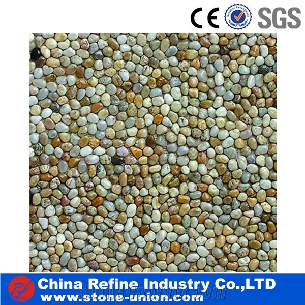 Green Stone Pebble from China Factory,Polished Different Sizes Polished Pebble River Stone for Decoration in Landscaping ,Garden , Walkway,River Stone