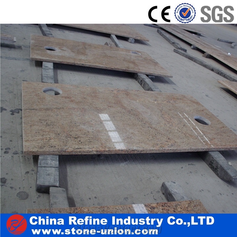 Kashmir Gold Granite Exporter , Cheap India Golden Granite Flooring Slabs & Tiles