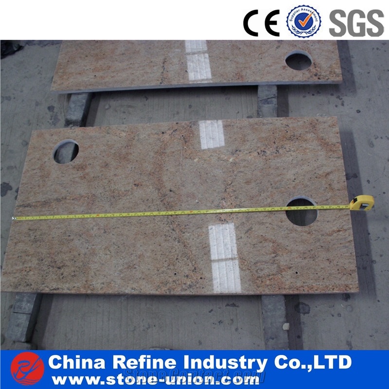 Kashmir Gold Granite Exporter , Cheap India Golden Granite Flooring Slabs & Tiles