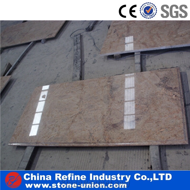 Kashmir Gold Granite Exporter , Cheap India Golden Granite Flooring Slabs & Tiles