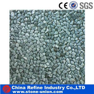 Light Color Pebble Stone, Gravel for Sale, Green Pebble Stone, Cobbles for Walkway Construction, River Cobble Stone Driveway Pattern