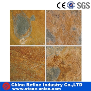 Manufacturer Offered Rusty Green Slate Tile & Slab,Slate, China Slate, Tiles, Walling, Flooring, Paving, Rusty, China Slate Tiles