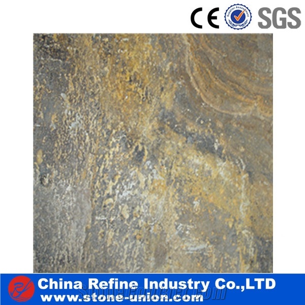 Manufacturer Offered Rusty Green Slate Tile & Slab,Slate, China Slate, Tiles, Walling, Flooring, Paving, Rusty, China Slate Tiles