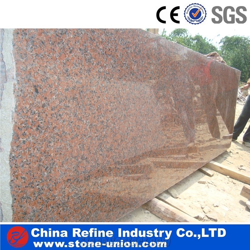 Maple Red Granite Slabs ,G562 Granite Tiles ,Red Granite Flooring , Chinese Red Granite,G562 Maple Red Polished Granite Slabs Light,Red Granite Slab