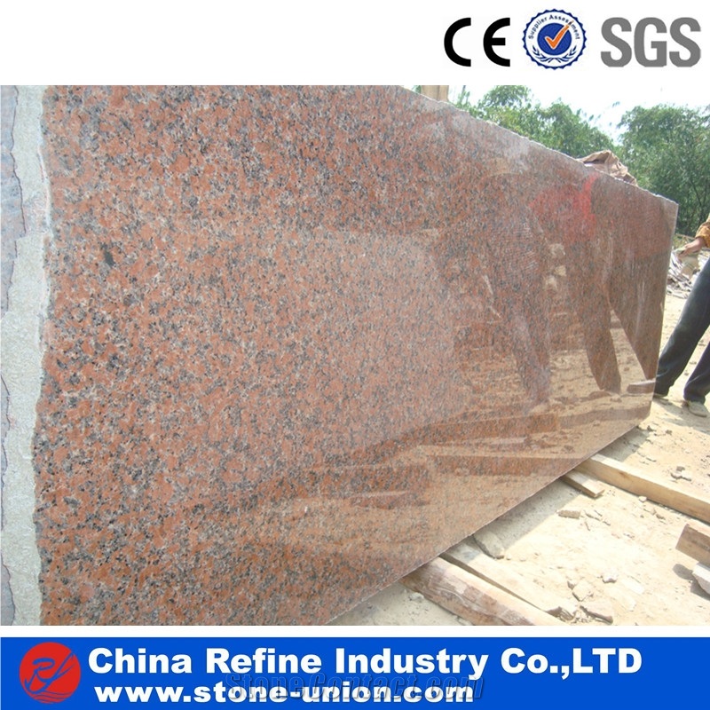 Maple Red Granite Slabs ,G562 Granite Tiles ,Red Granite Flooring , Chinese Red Granite,G562 Maple Red Polished Granite Slabs Light,Red Granite Slab