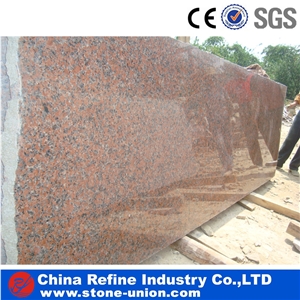 Maple Red Granite Slabs ,G562 Granite Tiles ,Red Granite Flooring , Chinese Red Granite,G562 Maple Red Polished Granite Slabs Light,Red Granite Slab