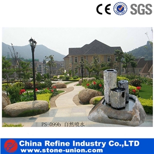 Natural Stone Garden Water Fountain,Sculptured Handcarved Exterior Fountains for Garden Decoration,Exterior Fountains Natural Stone Decoration
