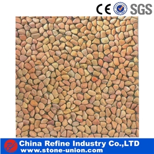 Pink Pebble Stone from Direct Factory, Cobble Pebble Stone, River Cobbles, Pink Stone Paving Cobble Stone for Sale, Pebble Walkway Stone