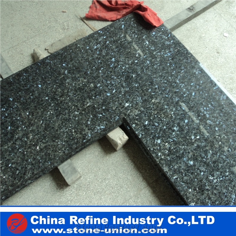 Polished Blue Pearl Granite Slab , Granite Floor Tiles,Blue Pearl Granite Slabs,Norway Blue Granite,Honed Emerald Pearl Granite Stone Tiles