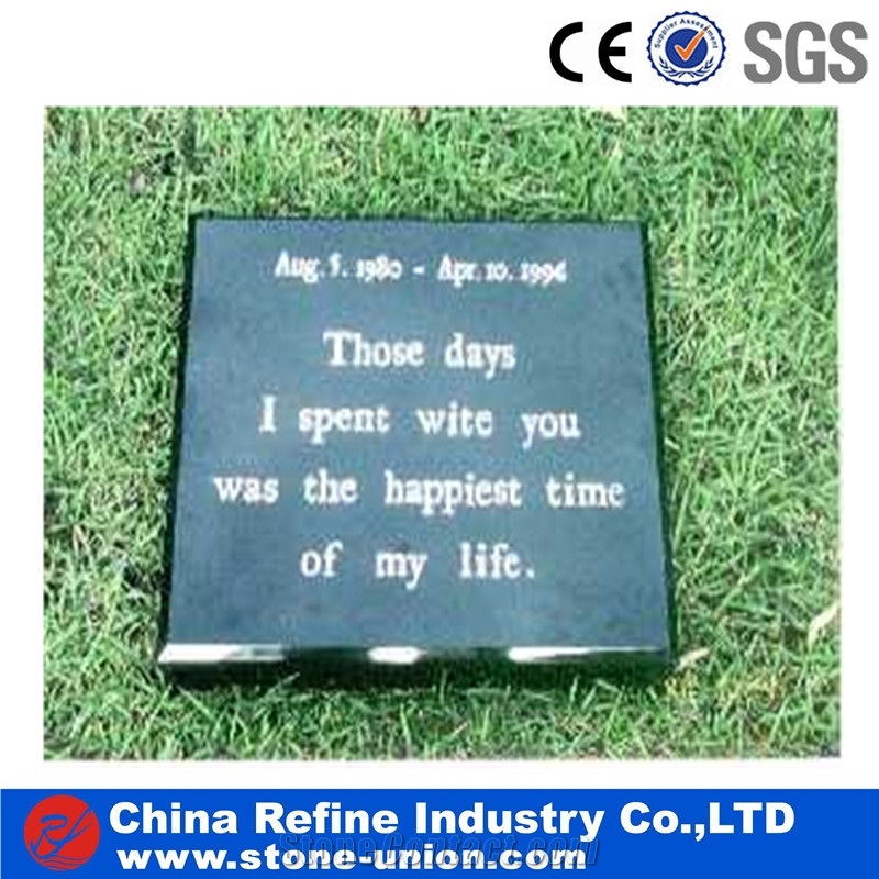 Premium Black Granite Pet Gravestone from China , Popular Monument,Pet Memorial, Engraved Animal Tombstone