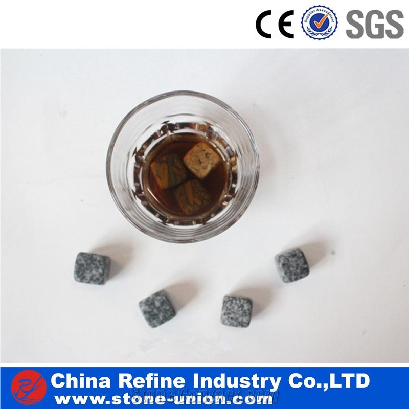 Premium Grey Granite Wine Chiller Stone Supplier , Grey Granite Customized Block