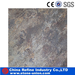 Purple Water Vein Slate Tile & Slab from Own Quarry,Slate Floor Tile on Sale, Multicolor Slate Tiles,High Quality Factory Direct Black Slate Pattern