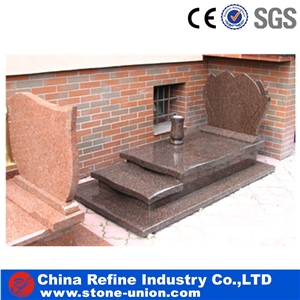 Red Granite Poland Gravestone, Red Granite Western Tombstone,Engraved Headstones,Western Style Tombstones,All Kinds Of Color Granite Monuments