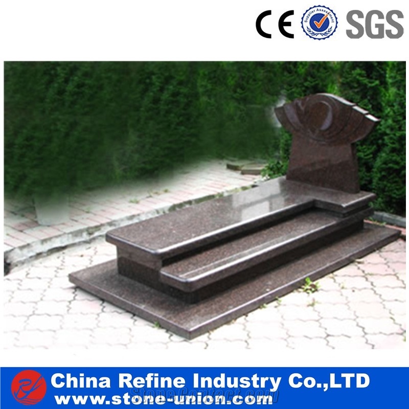 Red Granite Poland Gravestone, Red Granite Western Tombstone,Engraved Headstones,Western Style Tombstones,All Kinds Of Color Granite Monuments