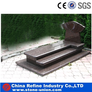 Red Granite Poland Gravestone, Red Granite Western Tombstone,Engraved Headstones,Western Style Tombstones,All Kinds Of Color Granite Monuments