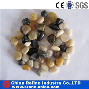 River Cobbles Stone Decoration , Multicolor Small Pebbles,River Stone, Natural Stone Cobbles,Chipping Cheap Pebble Stone,Mixed Color River Stone