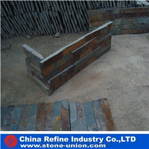 Rusty Slate Culture Stone,Rusty Wall Cladding, Stacked Ledge Stone ,Slate Tile,Slate Wall Panel,Chinese Cheap Culture Stone,Rusty Slate Wall Corner