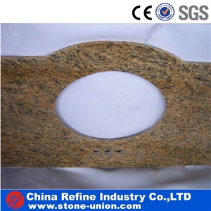Santa Cecilia Dark Granite Bath Countertop , High Quality Imported Granite