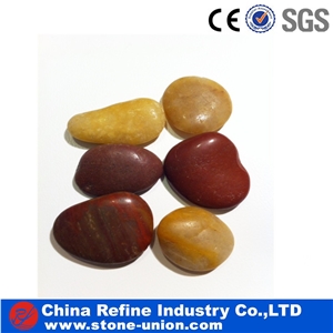 Small Gravel Mixed Color for Swimming Pool,Polished Different Sizes Pebble Stone, Pebble Gravel ,Natural River Stone Pebble, Multicolor Cobble Stone