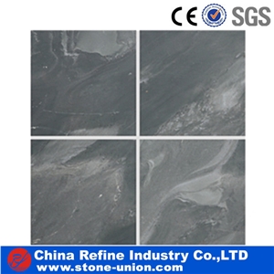 Super Dark Green Slate Slabs & Tiles, China Green Slate for Exterior, Interior, Wall Claddingexterior Decor Like Wall Cladding, Pool Coping, Stairs