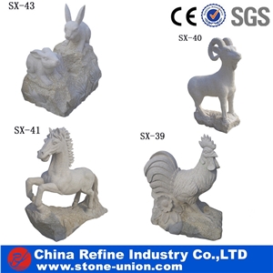 The Chinese Zodiac Carving, China Professional Carving Sculpture