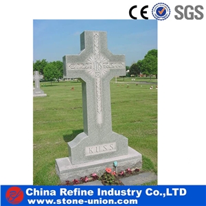 Tombstone Flag Of The United States,Granite With Carving
